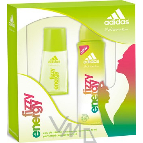 Adidas Fizzy Energy Eau de Toilette 30 ml + Deodorant Spray 150 ml, Kosmetikset