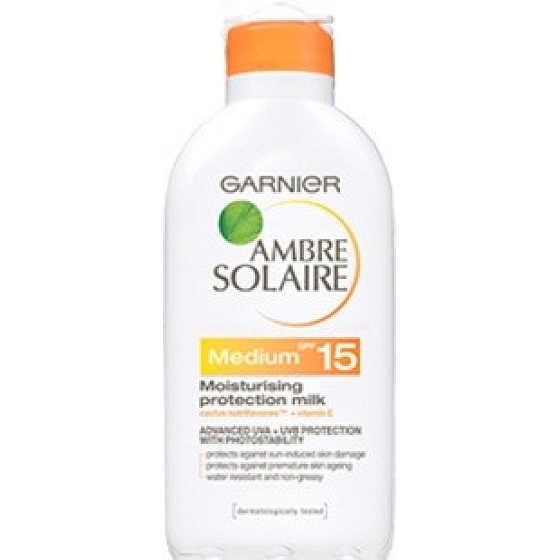 Garnier Ambre Solaire SPF15 Sonnencreme Medium 200 ml