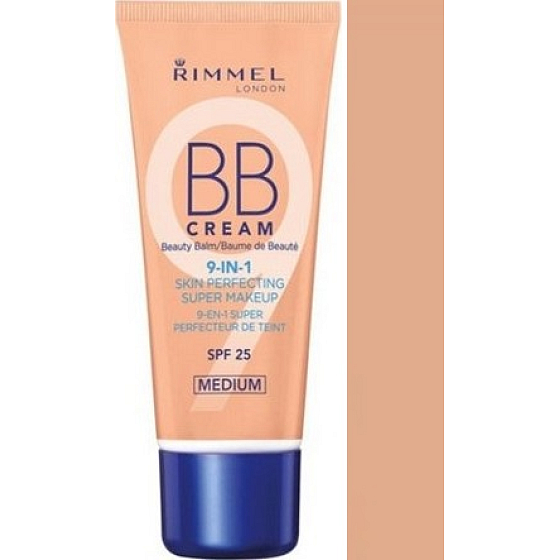 Rimmel London Schönheitsbalsam 9in1 SPF25 BB Cream 02 Medium 30 ml