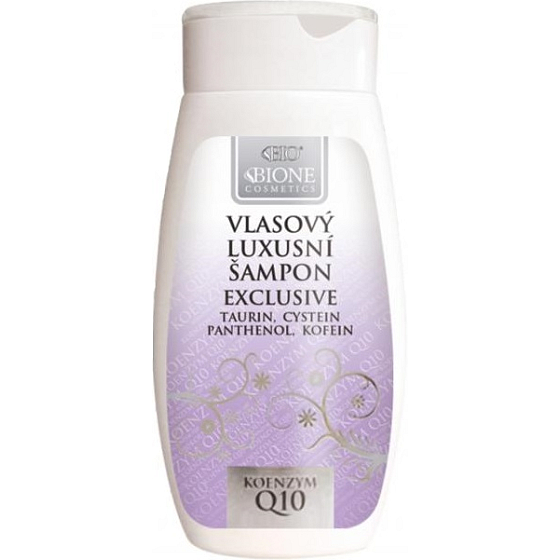 Bione Cosmetics Exclusive & Q10 luxuriöses Shampoo für alle Haartypen 260 ml