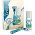 Gillette Venus Classic Rasiermesser + 1 Kopfersatz + Satin Care Rasiergel 75 ml, für Frauen