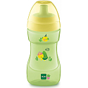 Ich habe einen Sports Cup Becher mit verschiedenen Motiven und Farben, 12+ Monate, 330 ml.