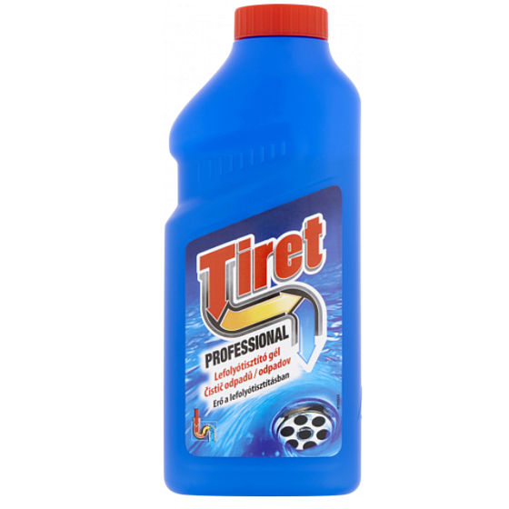 Tiret Professional Gel-Abfallreiniger für Metall- und Kunststoffrohre 500 ml