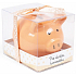 Albi Sparschwein klein Für einen tollen Freund Orange 7 cm × 6,5 cm × 7,3 cm