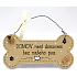 Nekupto Pets Holzschild Home is not a home without our dog 12 x 8,5 cm