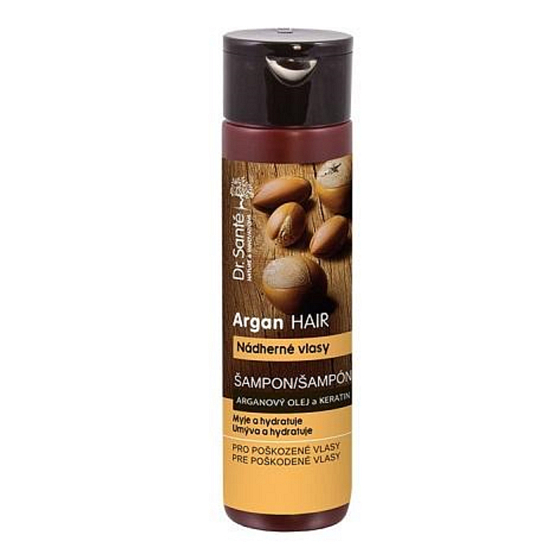Dr. Santé Arganöl und Keratin-Shampoo für strapaziertes Haar 250 ml