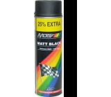 Motip Matt Black schwarzer matter Acryllack 500 ml