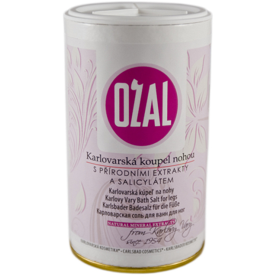 Ozal Karlsbader Fußbad mit natürlichen Extrakten und Salicylat 250 g