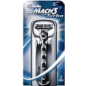 Gillette Mach3 Turbo Uhrwerk + Ersatzkopf 2 Stück, für Herren