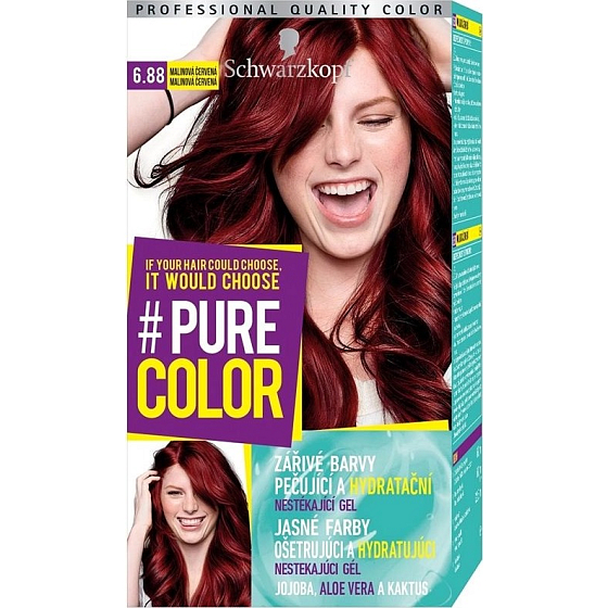 Schwarzkopf Pure Color Haarfarbe 6,88 Himbeerrot 60 ml