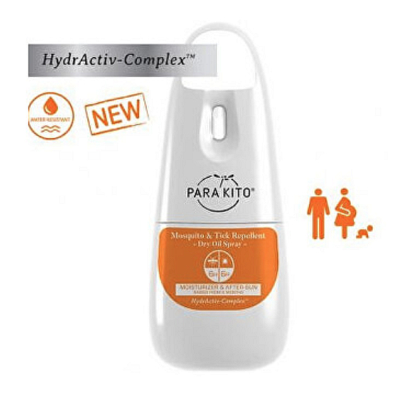 Parakito Mücken- und Zeckenschutzmittel trockenes wasserfestes Ölspray 75 ml