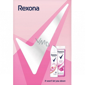 Rexona Sexy Bouquet Antitranspirant Deodorant Spray 150 ml + Orchid Duschgel 250 ml, Kosmetikset für Frauen