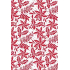 Ditipo Geschenkpapier 70 x 500 cm Weiß-rote Zweige