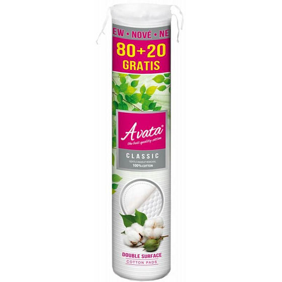 Ein Vata Classic Kosmetik Make-up Tampons 80 Stück