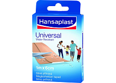 Hansaplast Universal wasserfestes Pflaster, 6 cm × 1 m