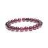 Granat rot elastisches Armband, Kugel 8 mm / 16-17 cm, Stein des Feuers, Liebe