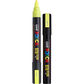 Posca Universal-Acrylmarker 1,8 - 2,5 mm Fluo gelb PC-5M