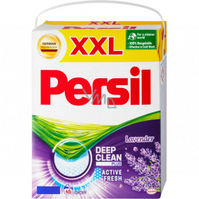 Persil Deep Clean Plus Lavendel Waschmittel für weiße und bunte Wäsche Box 45 Dosen 2,925 kg