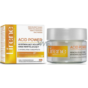 Lirene Acid Power revitalisierende Gesichtscreme mit Grapefruit-Hydrolat für alle Hauttypen 50 ml
