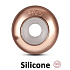 Charme Sterling Silber 925 Stopper Stopper rosa, Perle am Armband