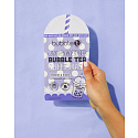 Bubble't Jasmine Bubble Tea textile feuchtigkeitsspendende Maske für alle Hauttypen 20 ml