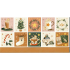 Nekupto Weihnachtsgeldumschlag Weihnachtselemente 116 x 220 mm