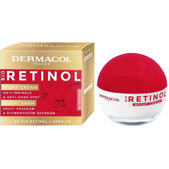 Dermacol Bio Retinol intensive Nachtcreme für alle Hauttypen 50 ml