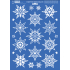 Bogen Weihnachtsaufkleber, Fensterfolie ohne Kleber Sterne 35 x 25 cm