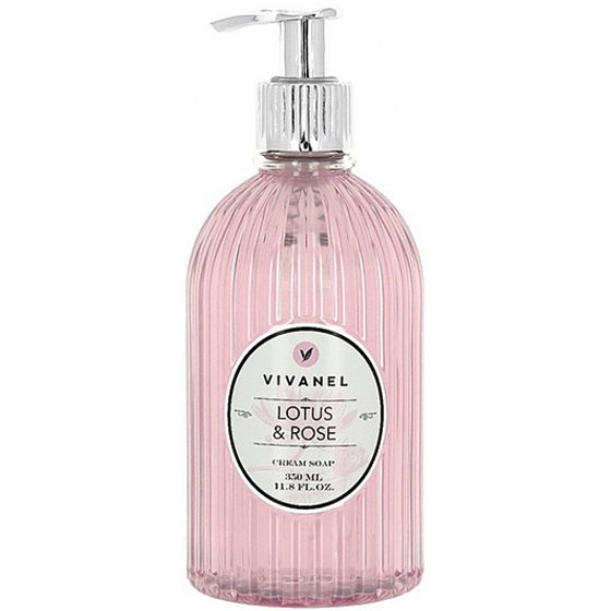 Vivian Gray Vivanel Lotus Rose Luxus-Flüssigseife mit Spender 350 ml
