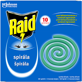 Raid Insektizid-Spirale gegen Mücken, 10 Stück