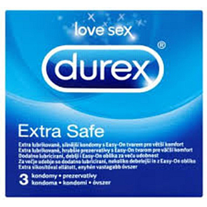 Durex Extra Safe Kondome, 3 Stück
