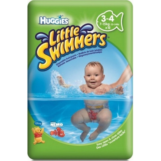 Huggies Little Swimmers 3-4 Wegwerfwindeln 7-15 kg 12 Stück