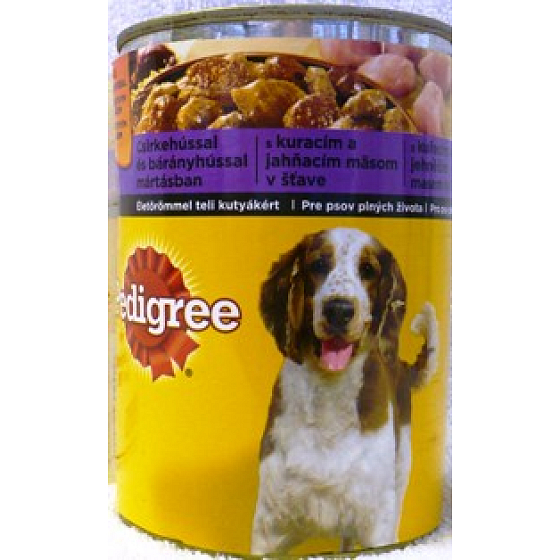 Pedigree Adult mit Hühnchen und Lammfleisch in Dosen 400 g