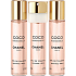 Chanel Coco Mademoiselle Eau de Toilette Nachfüllung für Frauen 3 x 20 ml