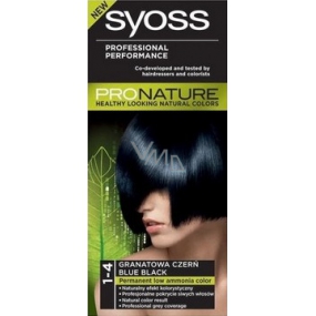 Syoss ProNature lang anhaltende Haarfarbe 1-4 blau-schwarz