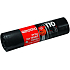 QDoma Rough Waste Bags schwarz extra dick 110 Liter, 60 x 110 cm, 5 Stück
