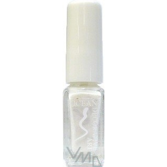 Ocean Decorative Art dekorieren Nagellack Schatten 09 weiß 5 ml