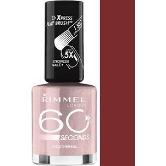 Rimmel London 60 Sekunden Nagellack 320 Rapid Ruby 8 ml