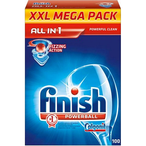 Calgonit Finish All-in-1 Classic Regular Geschirrspülertabletten 100 Stück