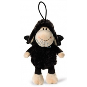 Nici Jolly Sheep schwarz mit Vorhang Plüschtier 15 cm