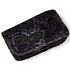 Nici Plüschtasche 16x9,5 cm - schwarz
