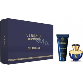 Versace Dylan Blue pour Femme parfümiertes Wasser für Frauen 30 ml + Körperlotion 50 ml, Geschenkset