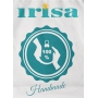 Irisa Weihnachtskreation Glaskolben zur Dekoration, Weiß und Gold, 2er-Set