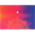 Albi Original Mandala Dokumentenetui auf Regenbogen A5 - 148 x 210 mm