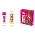 Adidas mach dich bereit! für ihr parfümiertes Deodorantglas 75 ml + Duschgel 250 ml, Kosmetikset für Frauen