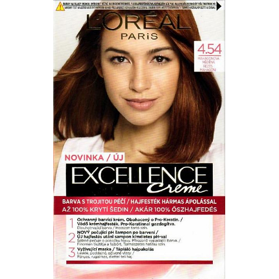 Loreal Paris Excellence Creme Haarfarbe 4,54 Kupfer Mahagoni