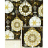 Nekupto Geschenkpapier 70 x 200 cm Weihnachten Schwarz, Silber, Gold Motive 70 x 200 cm