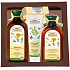 Green Pharmacy Ringelblumen- und Rosmarinöl-Shampoo für fettiges Haar 350 ml + Conditioner für fettiges Haar 300 ml + Olivenöl und Goji-Handcreme 100 ml + Aloe- und Limetten-Lippenbalsam 3,6 g, Kosmetikset