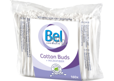 Bel Cosmetic Wattestäbchen aus Papier, 160 Stück