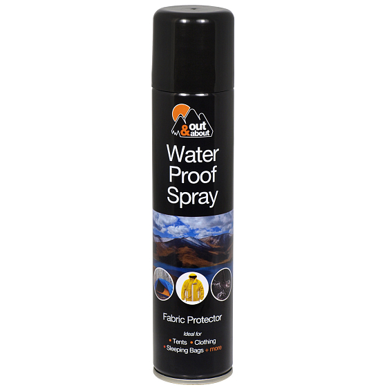 Out & About Waterproof Spray Wasserfestes Spray für Zelte, Schlafsäcke und Kleidung 300 ml
